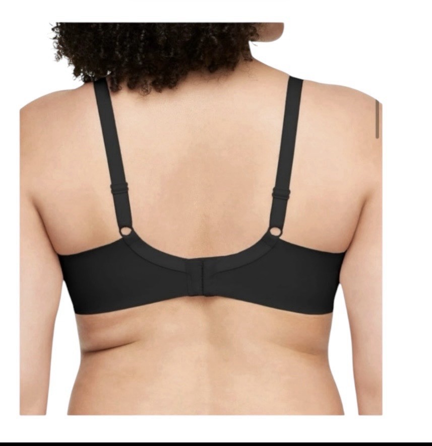 Warner’s Women’s 2-Pack T-Shirt Bras 36C Underwire Unlined Lace Black/ White