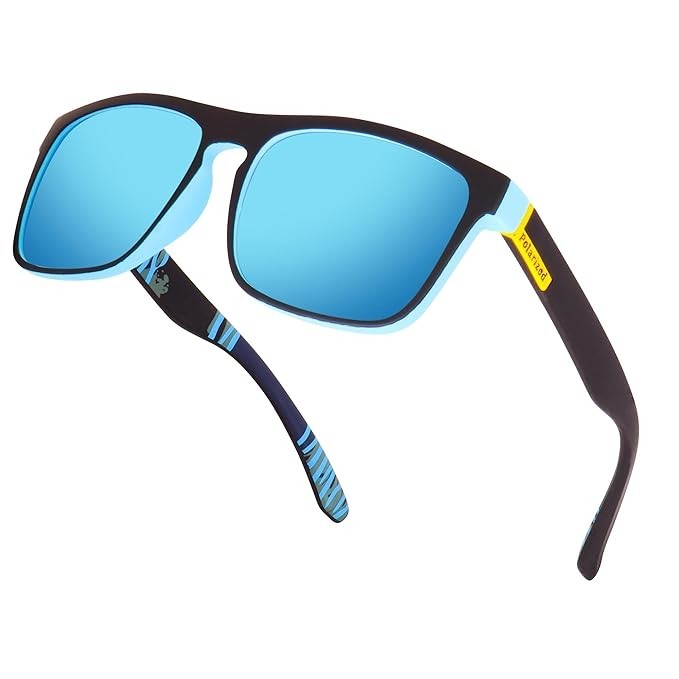 Square Polarized Sunglasses for Men Women Outdoor Sports Driving Glasses Golfing