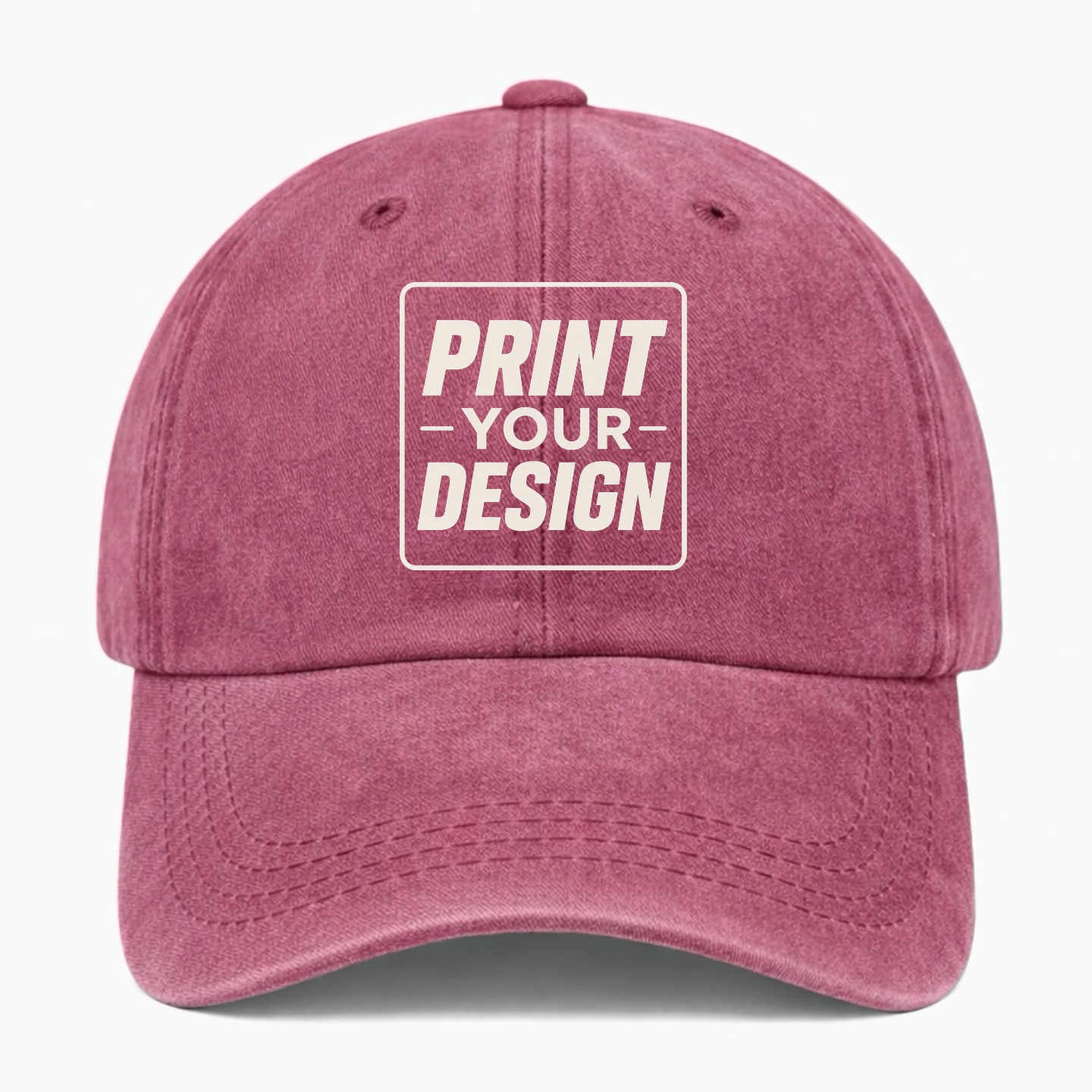 Custom Logo Hat Print Your Design Baseball Cap Personalized Name Text Adjustable