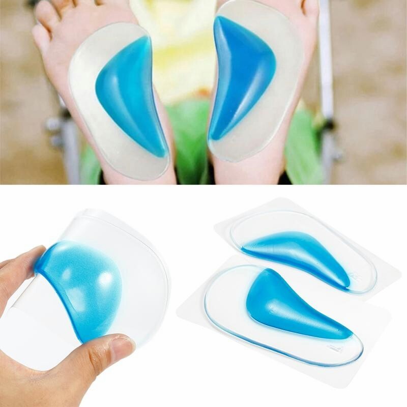 Gel Insoles Orthotic Arch Support Insoles Flatfoot Corrector Shoe Cushion Insert