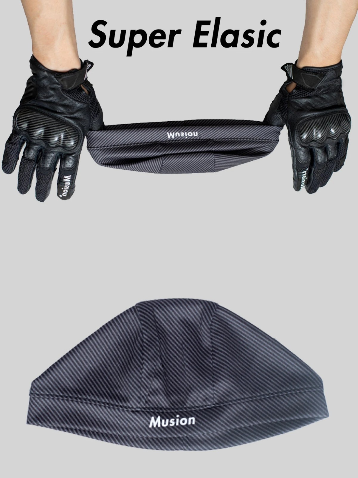 Motorcycle Helmet Liner Skull Cap Doo Rag Durag Biker Head Wrap Sweat Wicking **