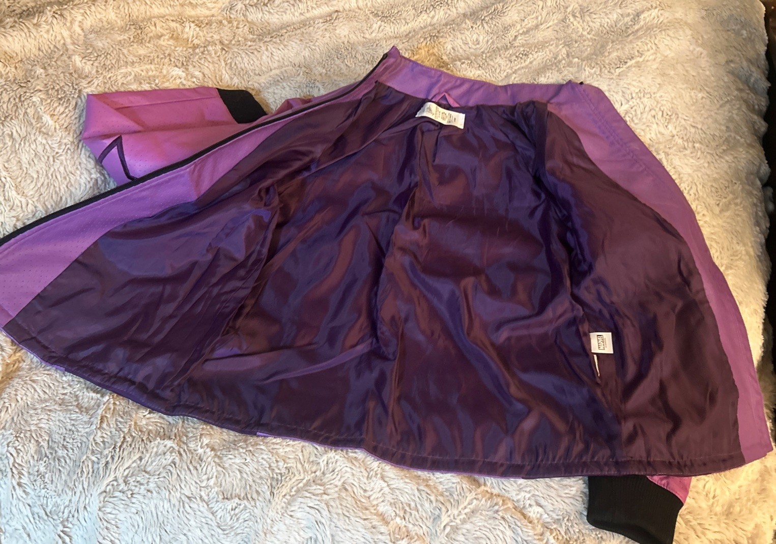 Disney Store Marvel Hawkeye Kate Bishop Ladies’ Jacket Cosplay Purple SZ Med