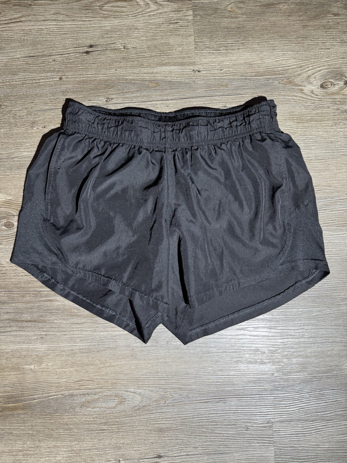 Athletic Works Women’s Running Shorts Black Size M 8-10 Built In Brief Lined