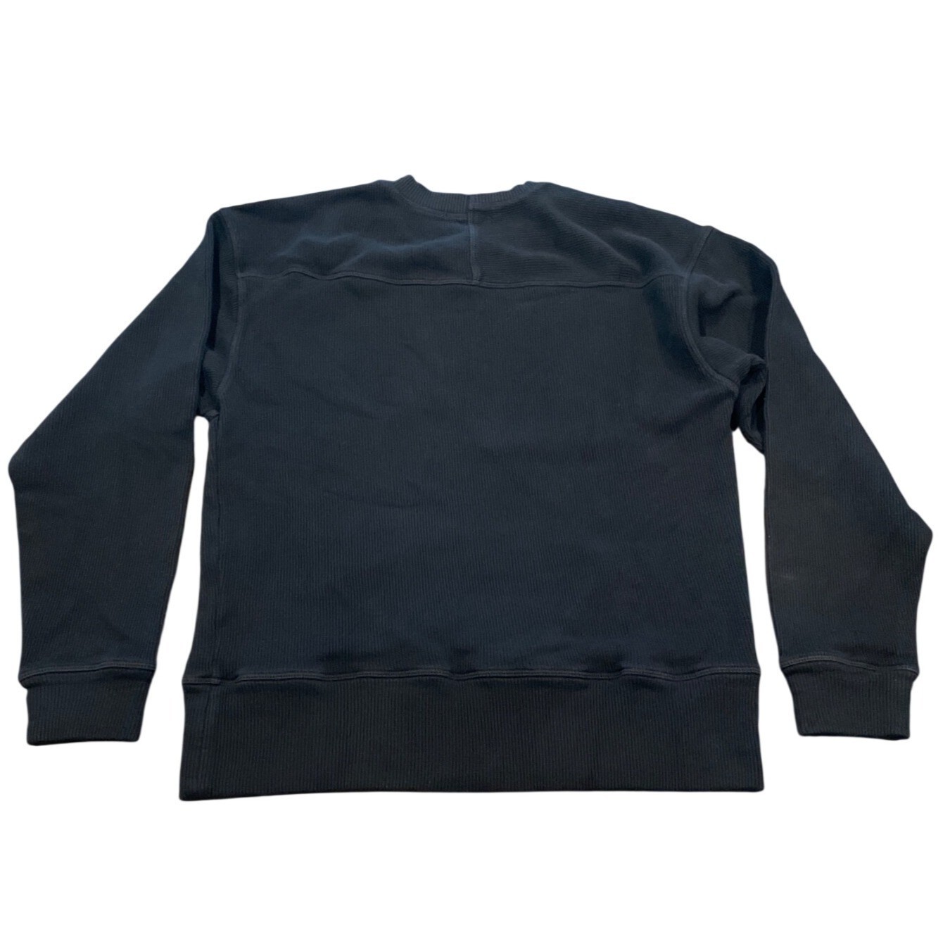 AG Adriano Goldschmied Men’s Sz M Black Sweater Crewneck Sweatshirt Cotton Blend