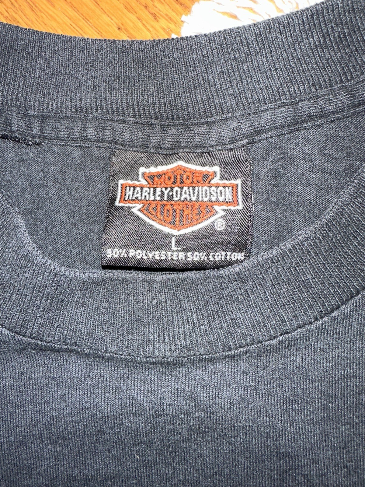 Harley Davidson T-Shirt “Legends Live Where Legends Roam” 1991 Vintage Size L
