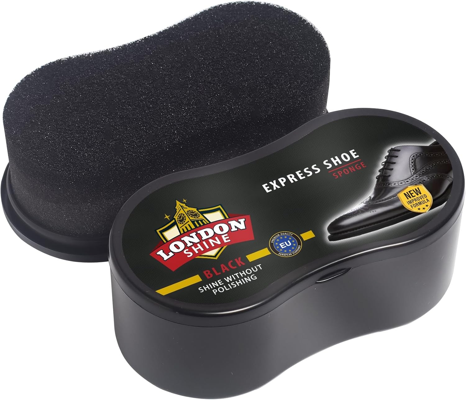 Black Leather Shoe Shine Sponge – Instant Shine, Compact & Travel-Friendly