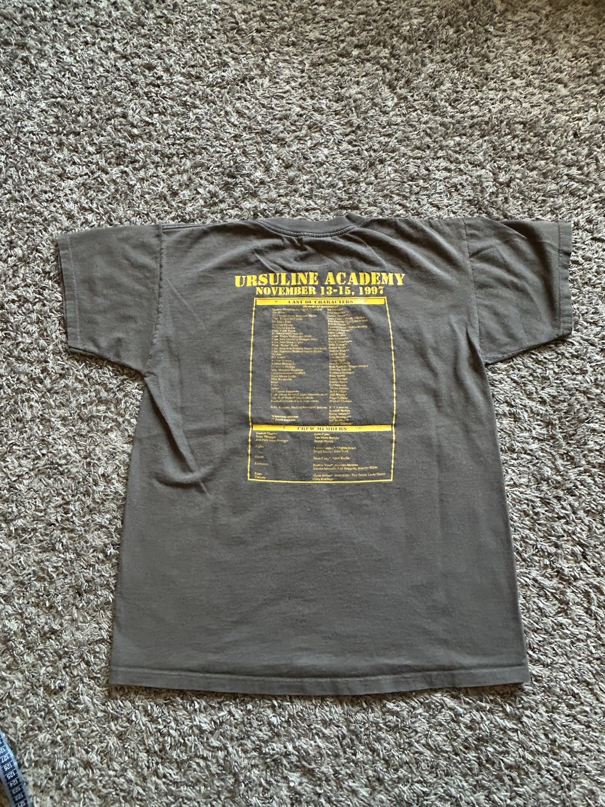 Vintage 1997 MASH TV Show Ursuline academy play M*A*S*H Tee Shirt Medium