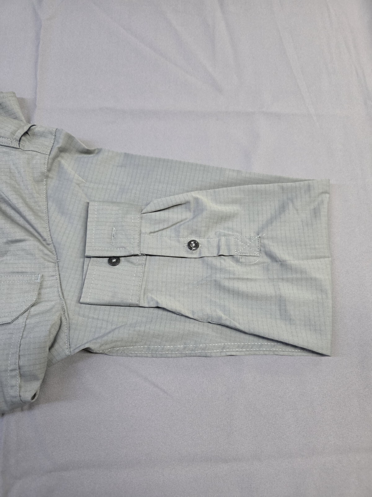Carhartt Mens Long-Sleeve Button-Down Work Shirt, Gray
