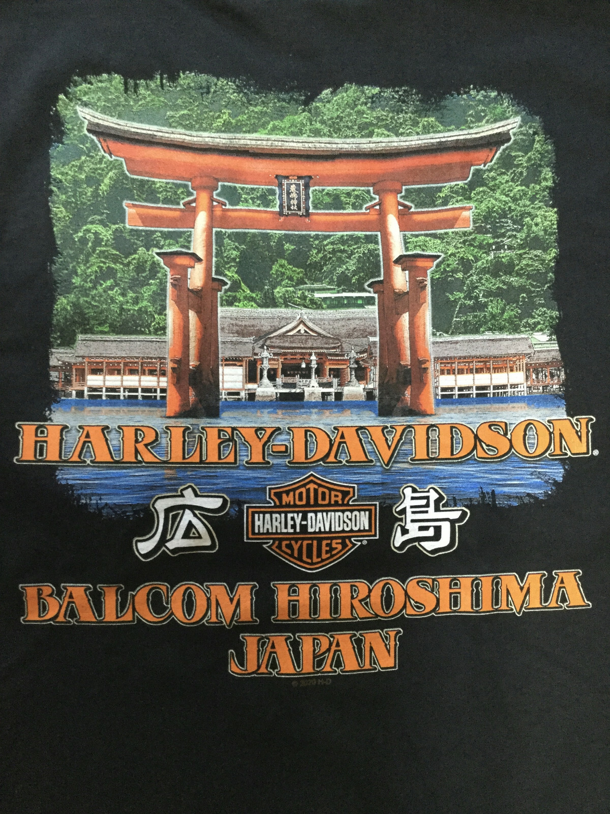 “NEW” (2020) !Japanese Hiroshima Harley Davidson Japan T-Shirt Size XL