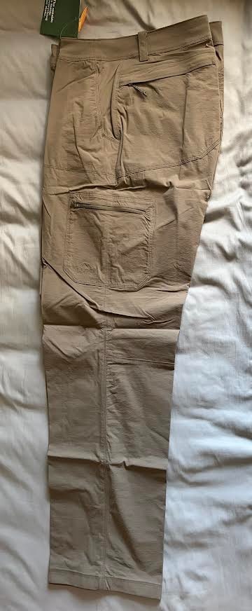 L.L.Bean Men’s Cresta Hiking Pants 38X36 Nylon Stretch Outdoor Cargo Pants