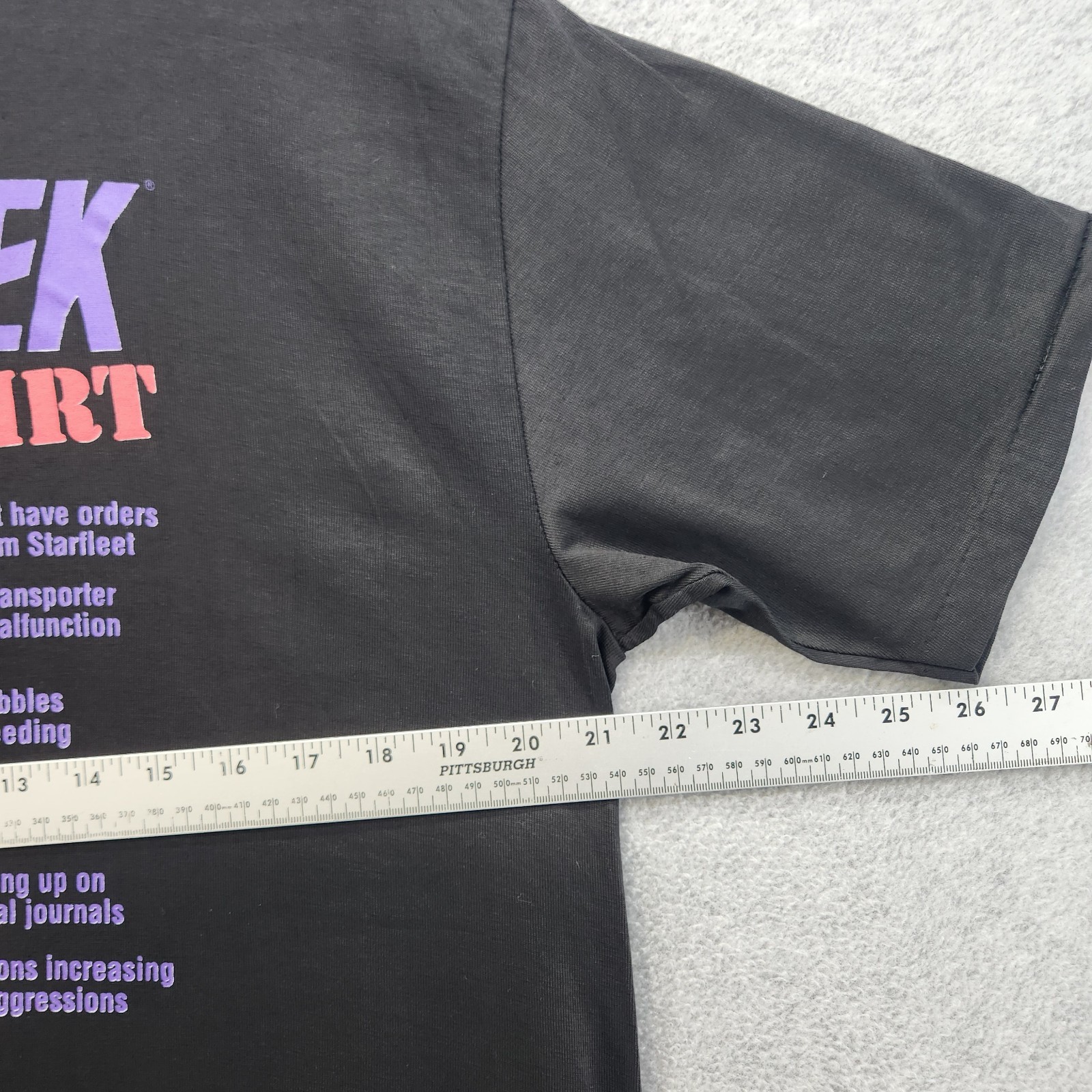 Horizon Vintage 1992 Star Trek Excuse Shirt Single Stitch Multicolor Men S Large