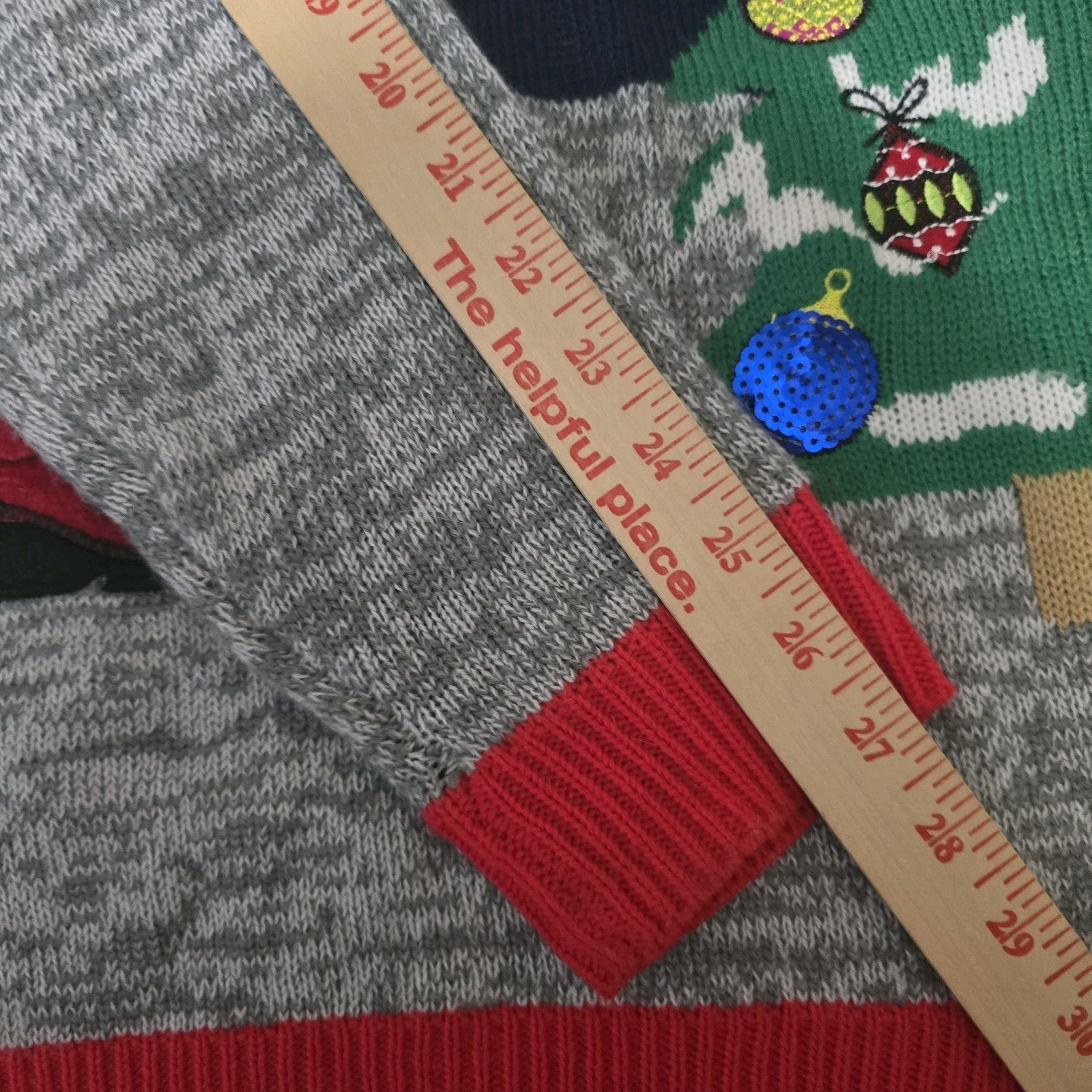 Jolly Sweaters Hunting/Camping Santa Ugly Christmas Sweater Men’s Size XL