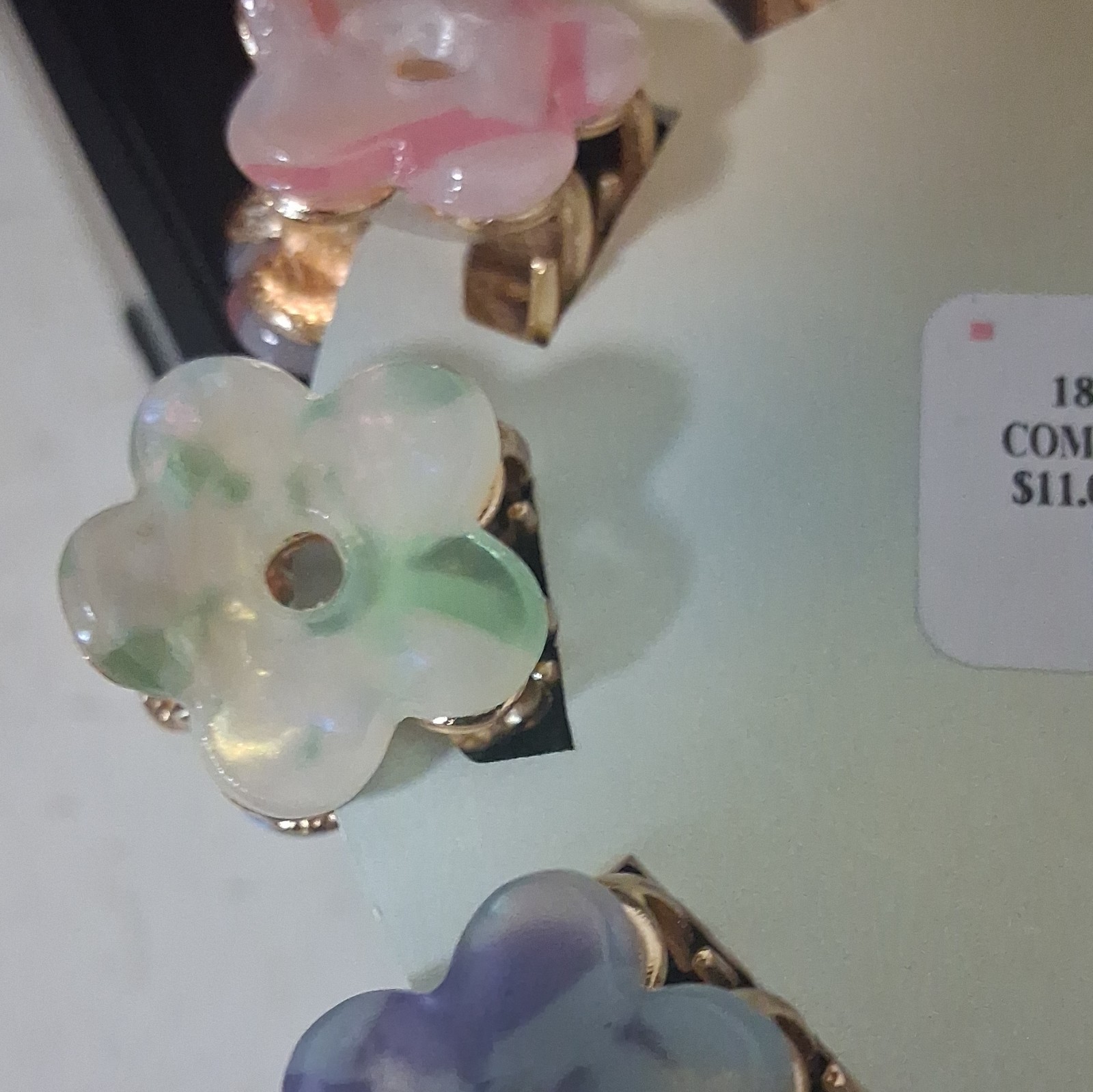Piper-k Multicolor Flower Hair Clip Set for Women, Metal, MPN C181145