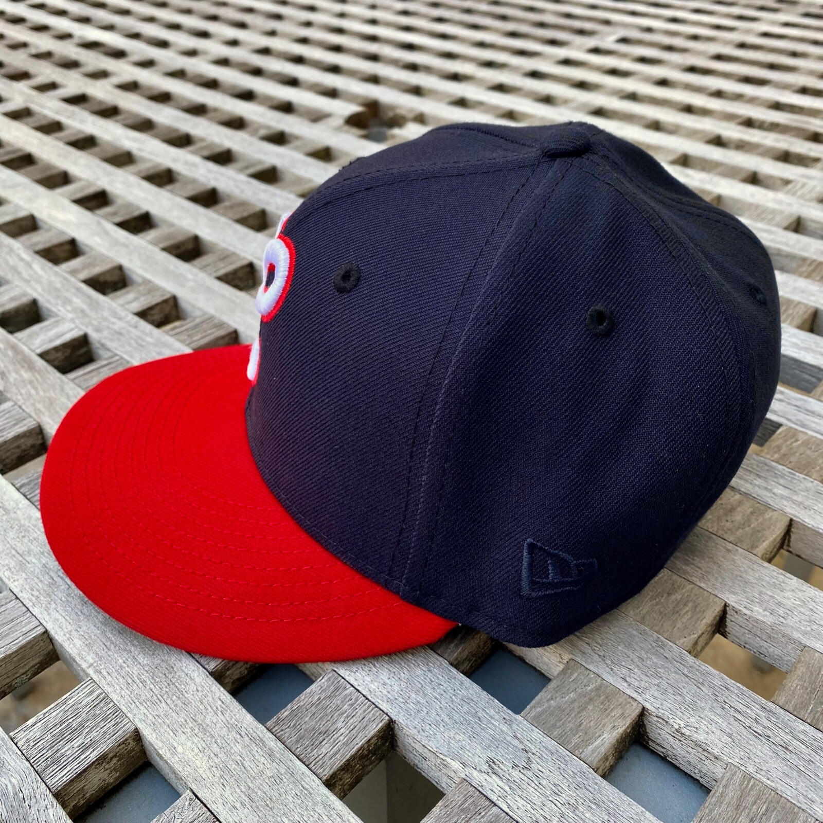 Chicago White Sox Cursive C Logo New Era 59FIFTY 2 Tone Fitted Cap Hat 7