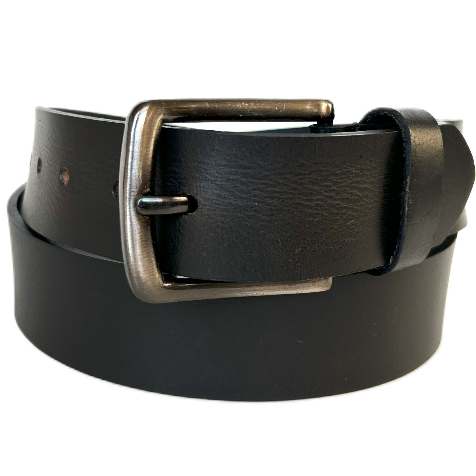 Men’s Genuine Buffalo FULL GRAIN Thick Leather Heavy Duty Belt 1.5″ width