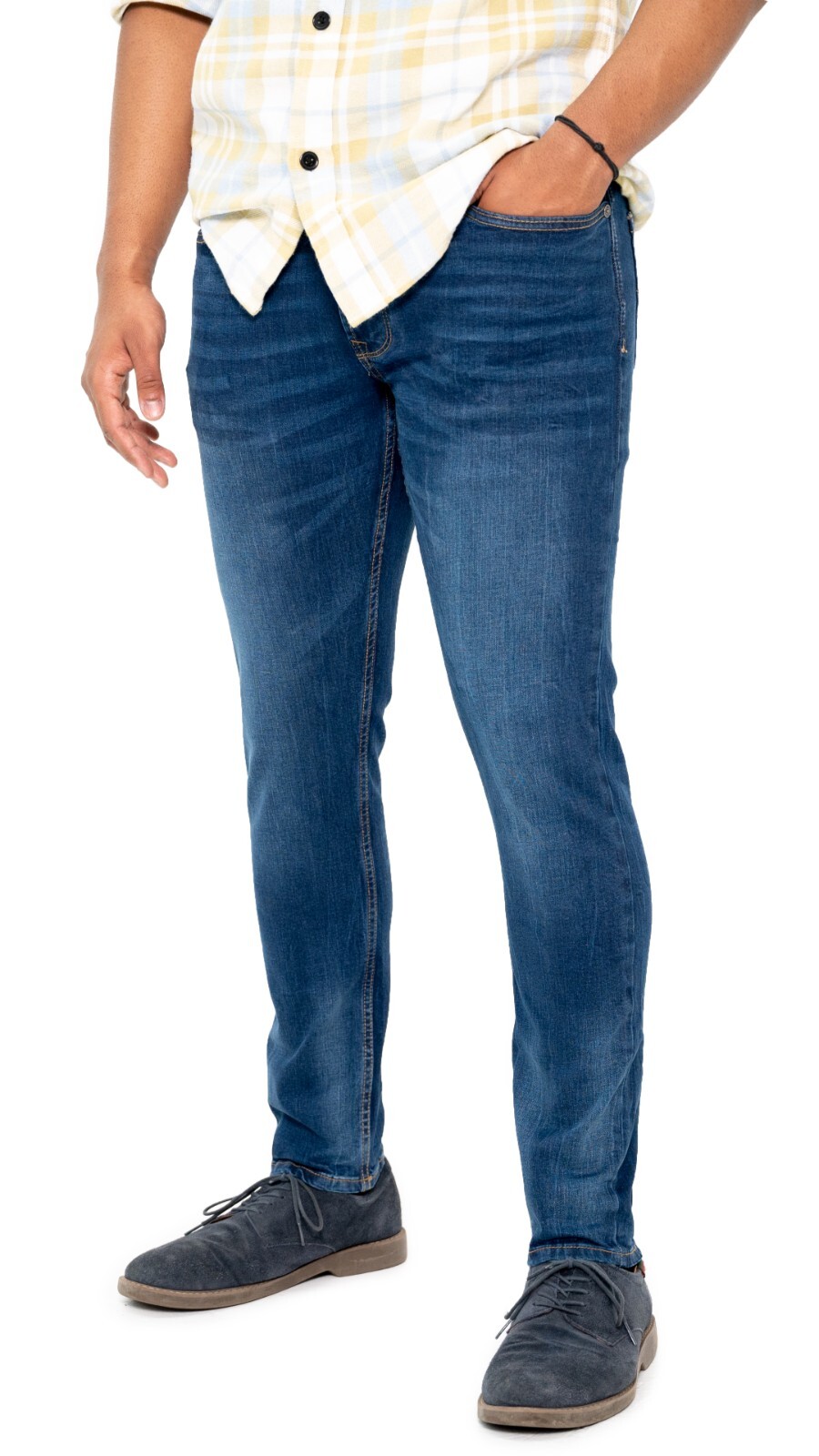 Men’s Skinny Stretch Comfy Slim Fit Jeans