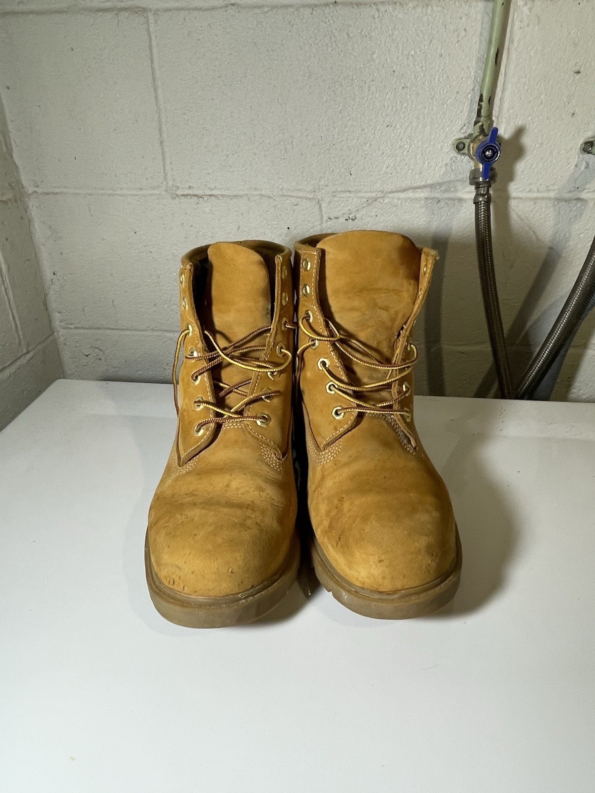 Timberland Men’s 6-inch Basic Waterproof Boot Size 11 US Wheat