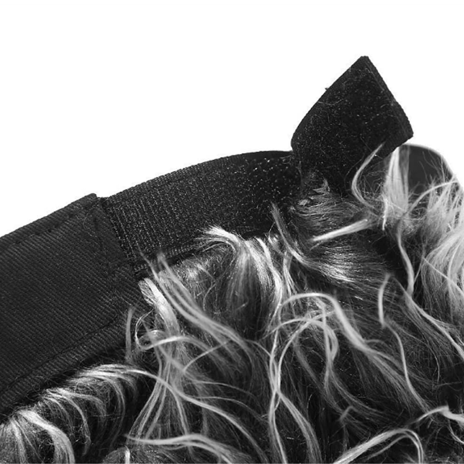 Mens Baseball Golf Hat Cap Sun Visor Wig Hat With Fake Flair Hair Outdoor Sports