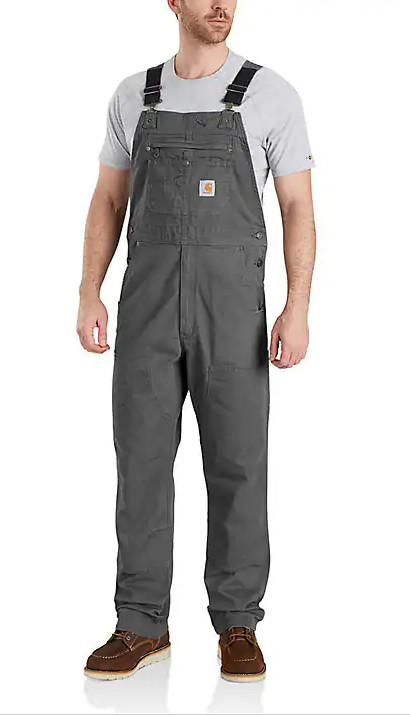 Carhartt Men’s Rigby Bib Overall Work Clothing Regular Size – No Import Fee