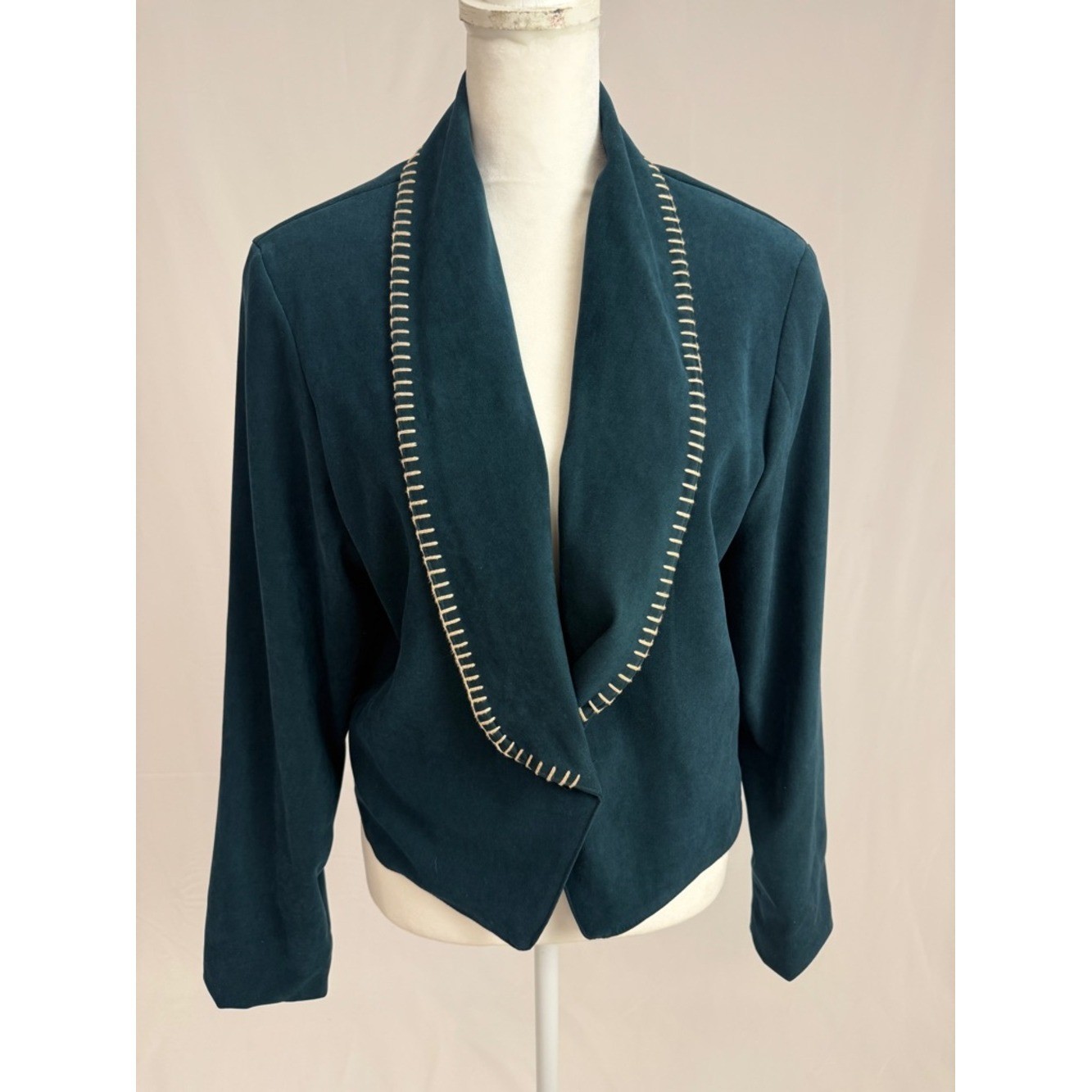 Vintage Roughrider Blazer with Contrast Whipstitch