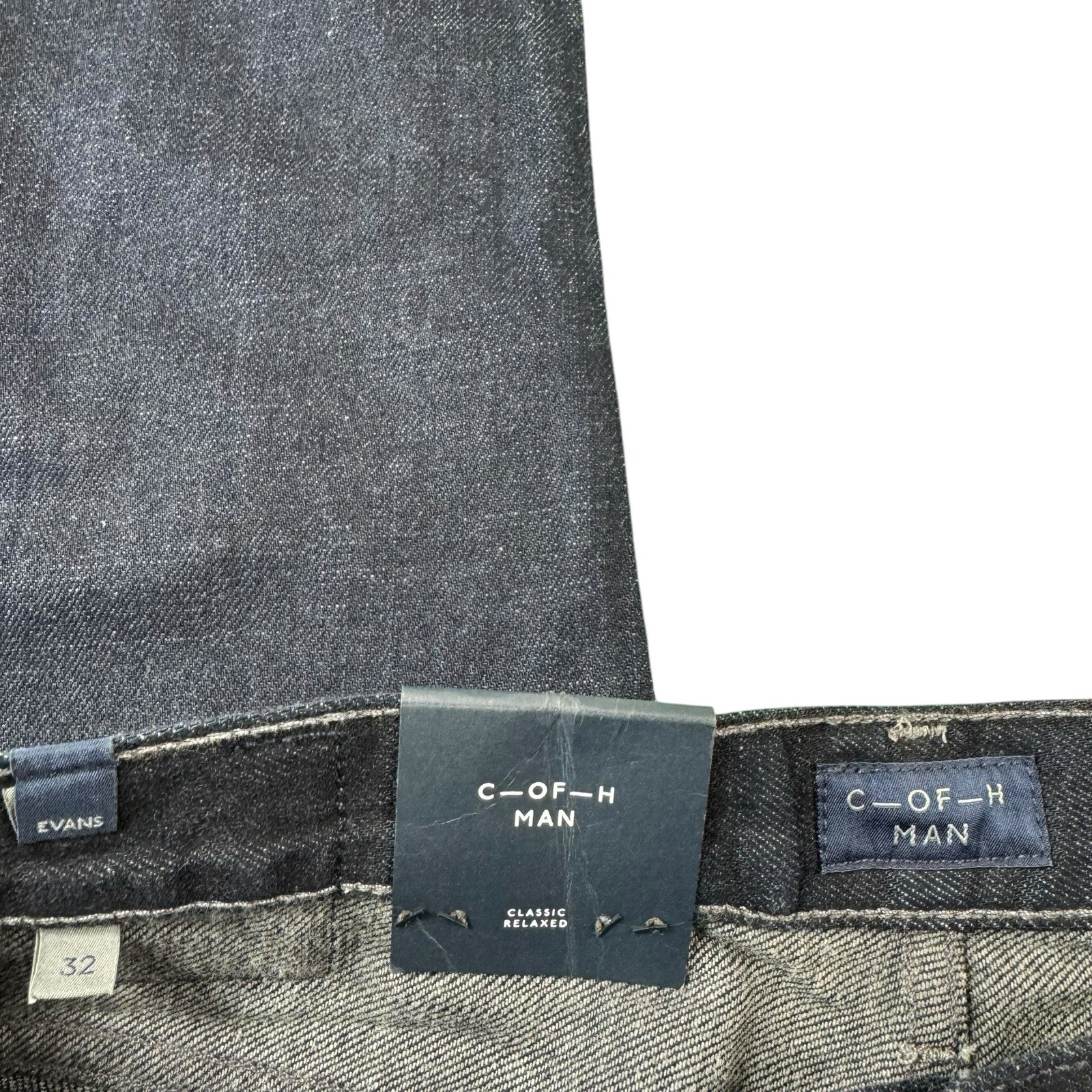 Citizens Of Humanity Evans Relaxed Deep Blue Stretch Denim Men’s Jeans 32 NWT