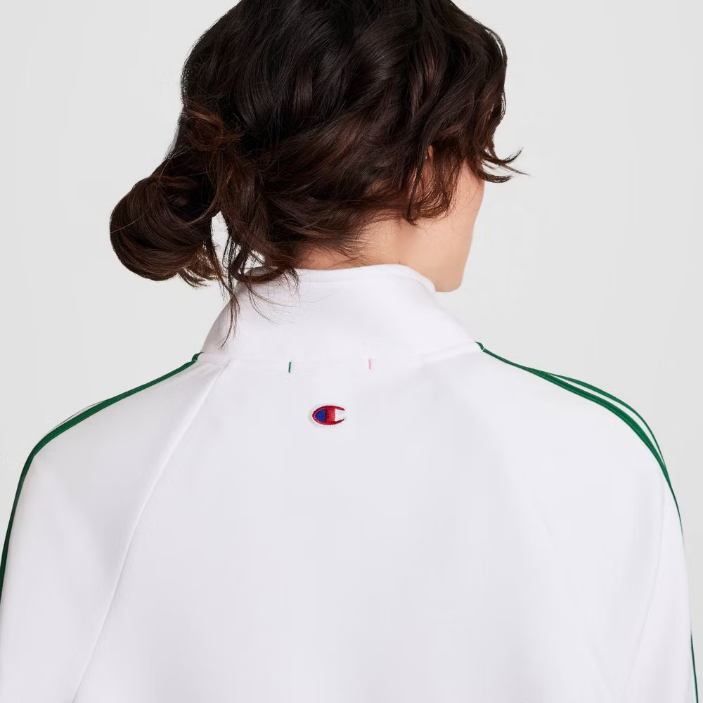 Champion Women’s In the Stands Full Zip Top – White L