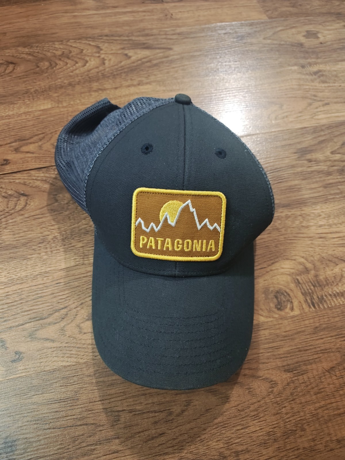 Patagonia Firstlighters Badge Lopro Trucker Hat Carbon Fall 2016 Adjustable Size