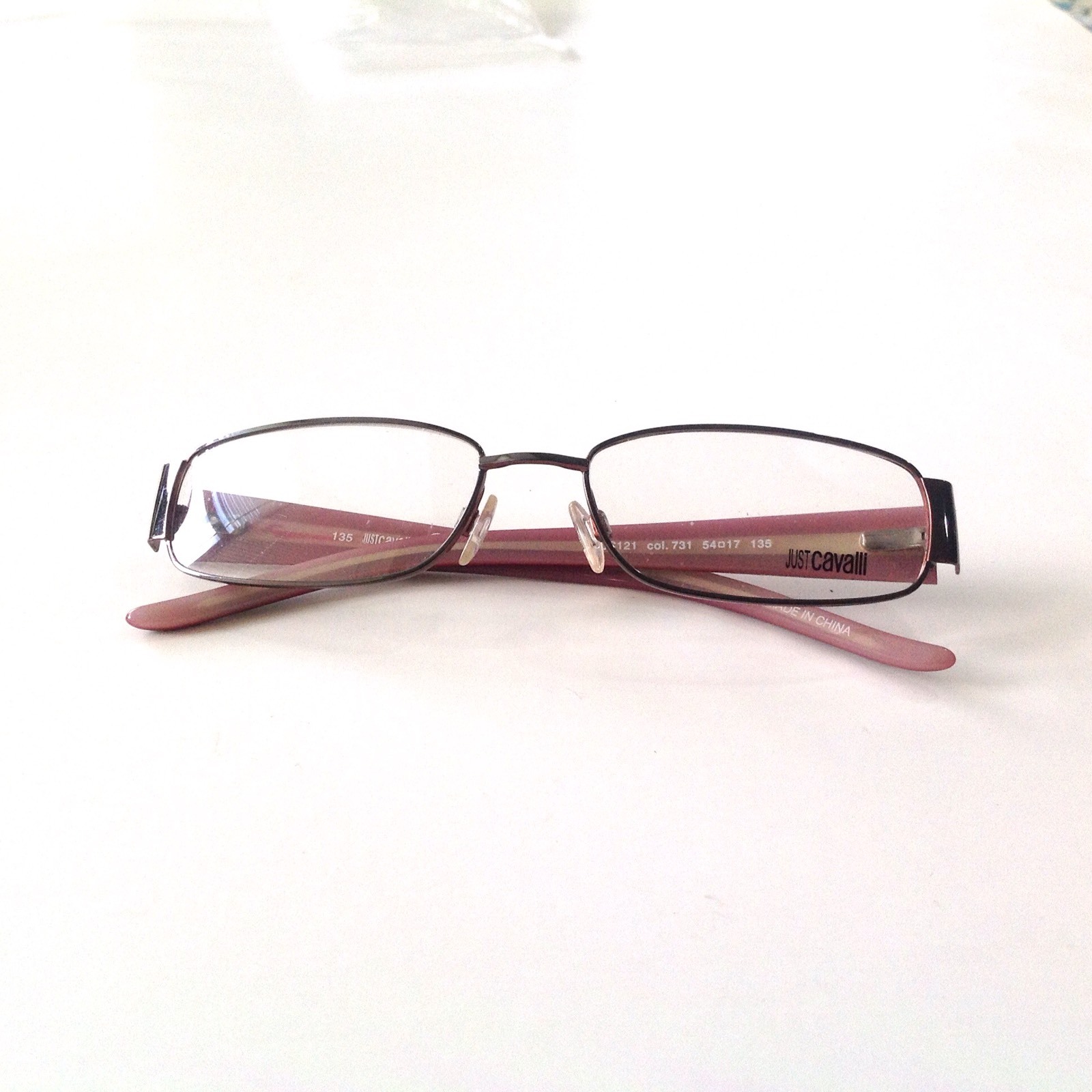 Just Cavalli Eyeglasses JC 121 Gunmetal 731 Size 54mm Optical Frame New