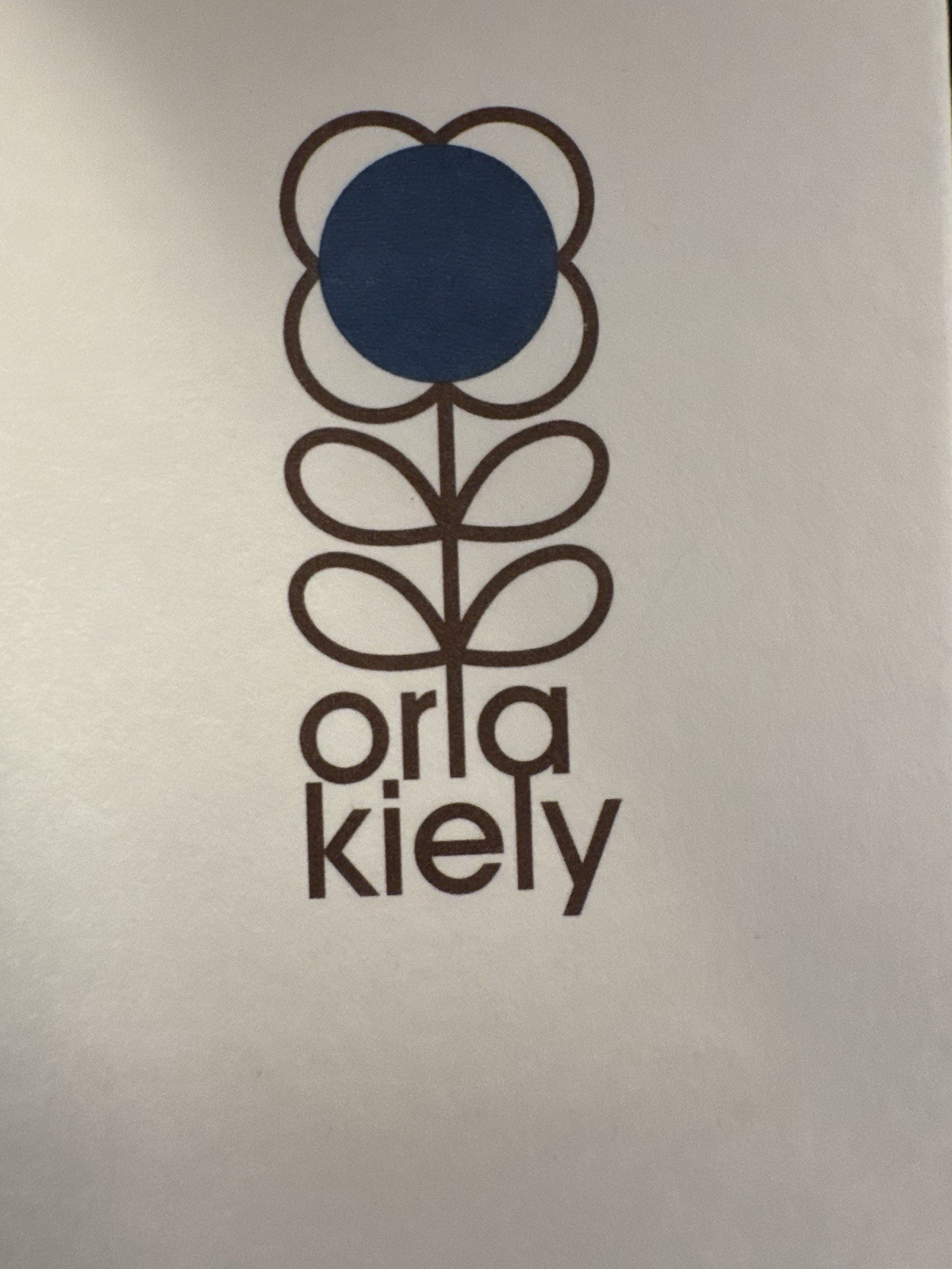 Orla Kiely Mini Hobo Bag Geometric Blue/Green Zip Detachable Strap Pockets