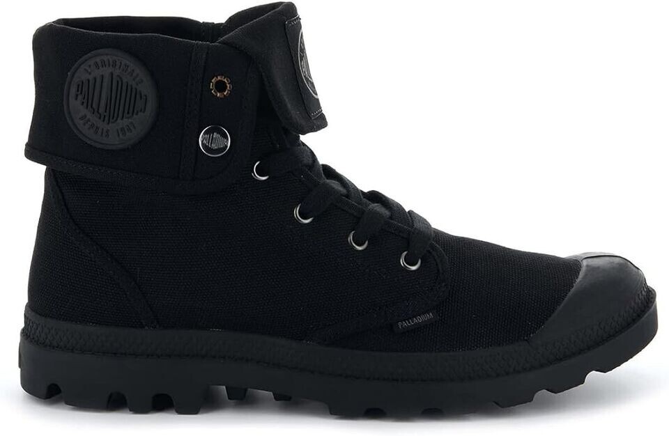 Palladium Women’s Black Baggy Foldover Lace-Up Boots