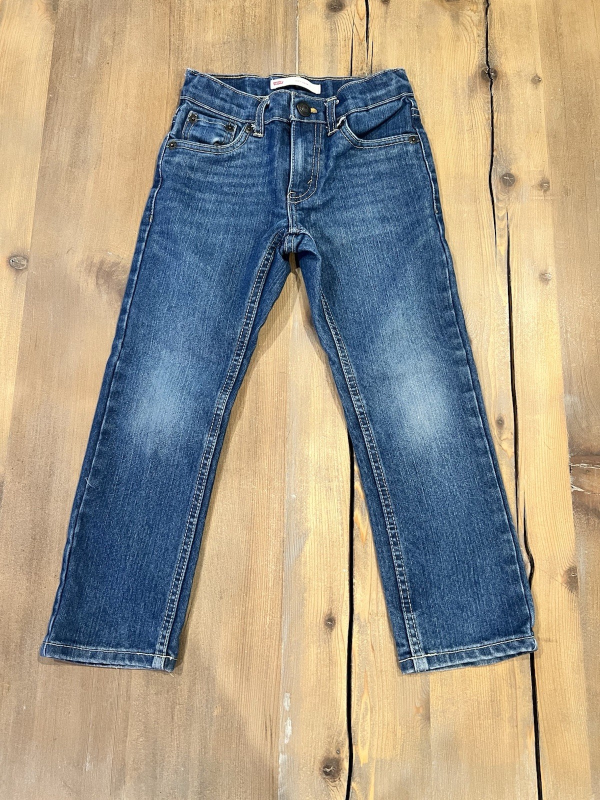 Boys Children’s Levi’s 511 Jeans Slim Fit 6 Regular Denim Zip Adjustable Waist