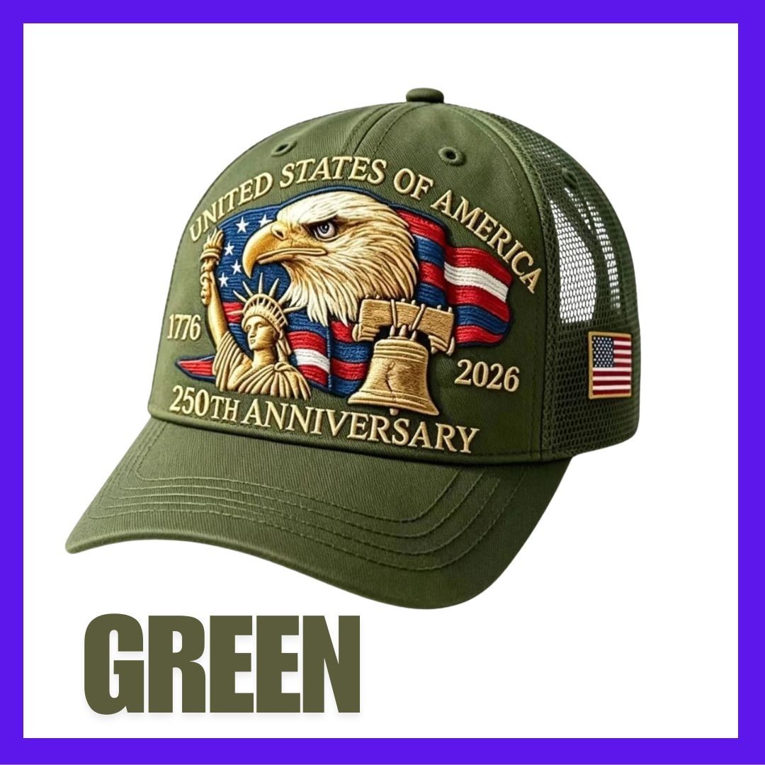 Baseball Cap United States 250th Anniversary Hat Suitable for Multiple Occasion