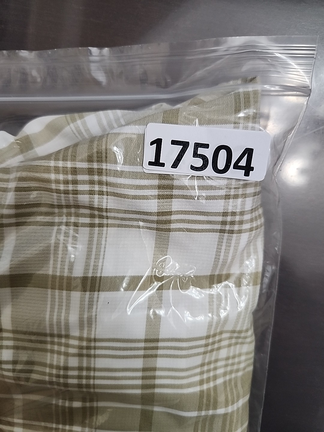 IZOD Golf Shorts Mens 36 Beige White Plaid Stretch UPF 15 Lightweight NEW