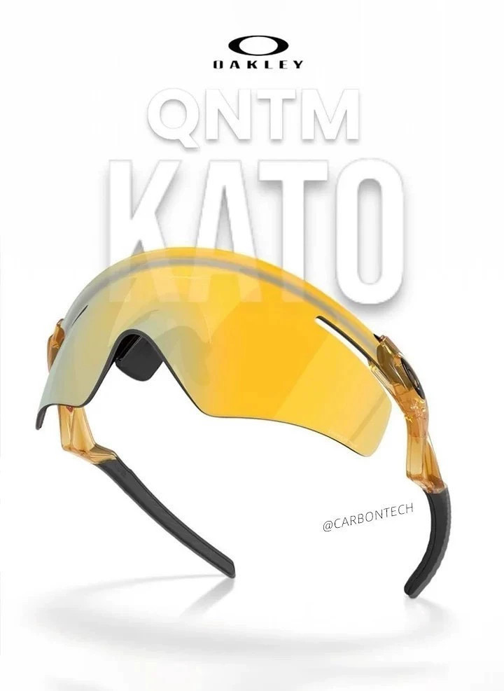 Oakley QNTM Kato OO9481D Sunglasses, Gold Frame, Gold Lenses