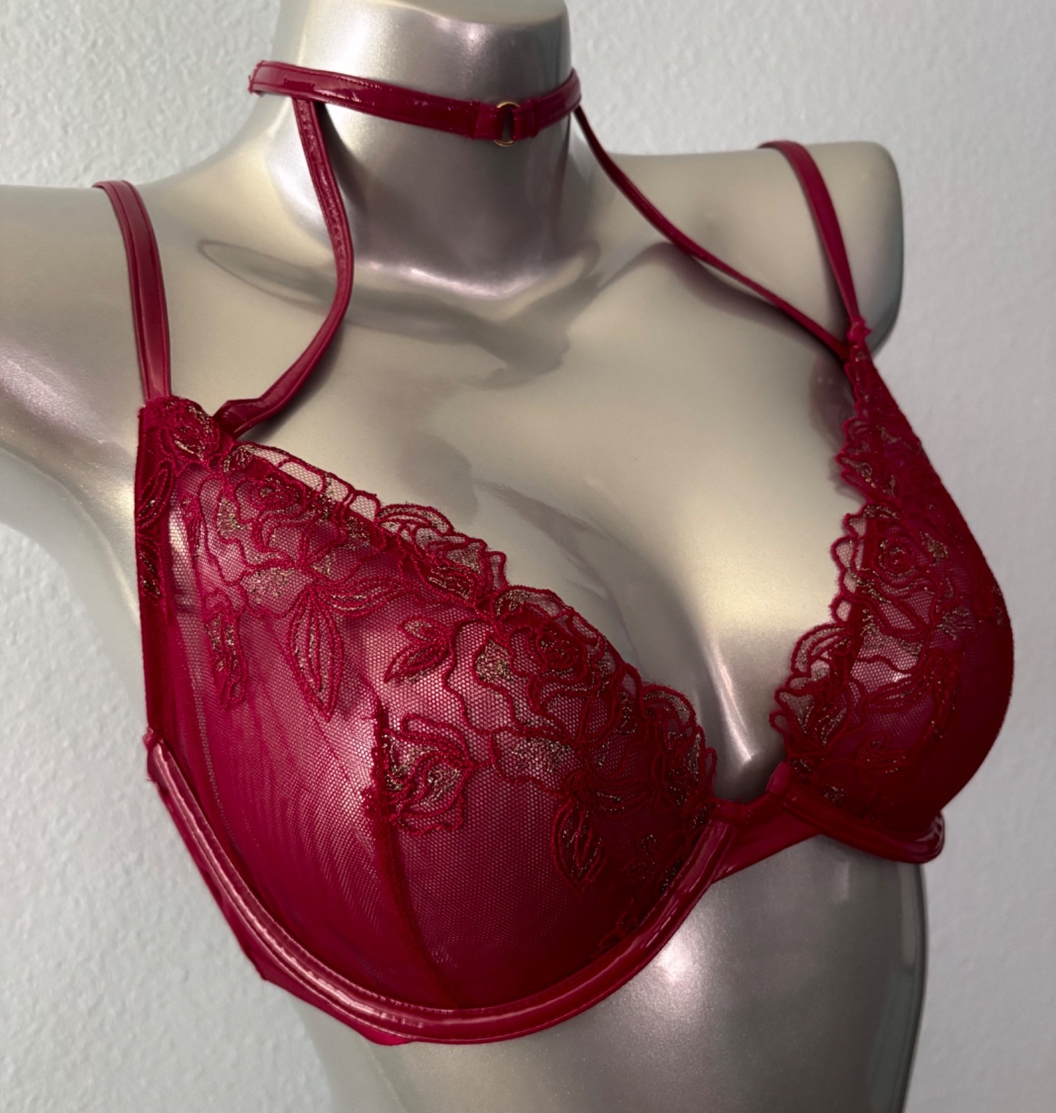 Victoria’s Secret Bra Very Sexy Low Cut Demi Midnight Affair Unlined Underwire