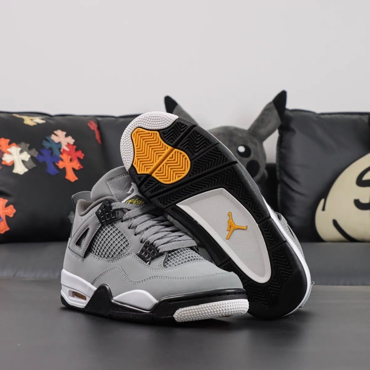 Jordan 4 “Cool Grey” Retro Basketball Shoes Men’s Mid Top