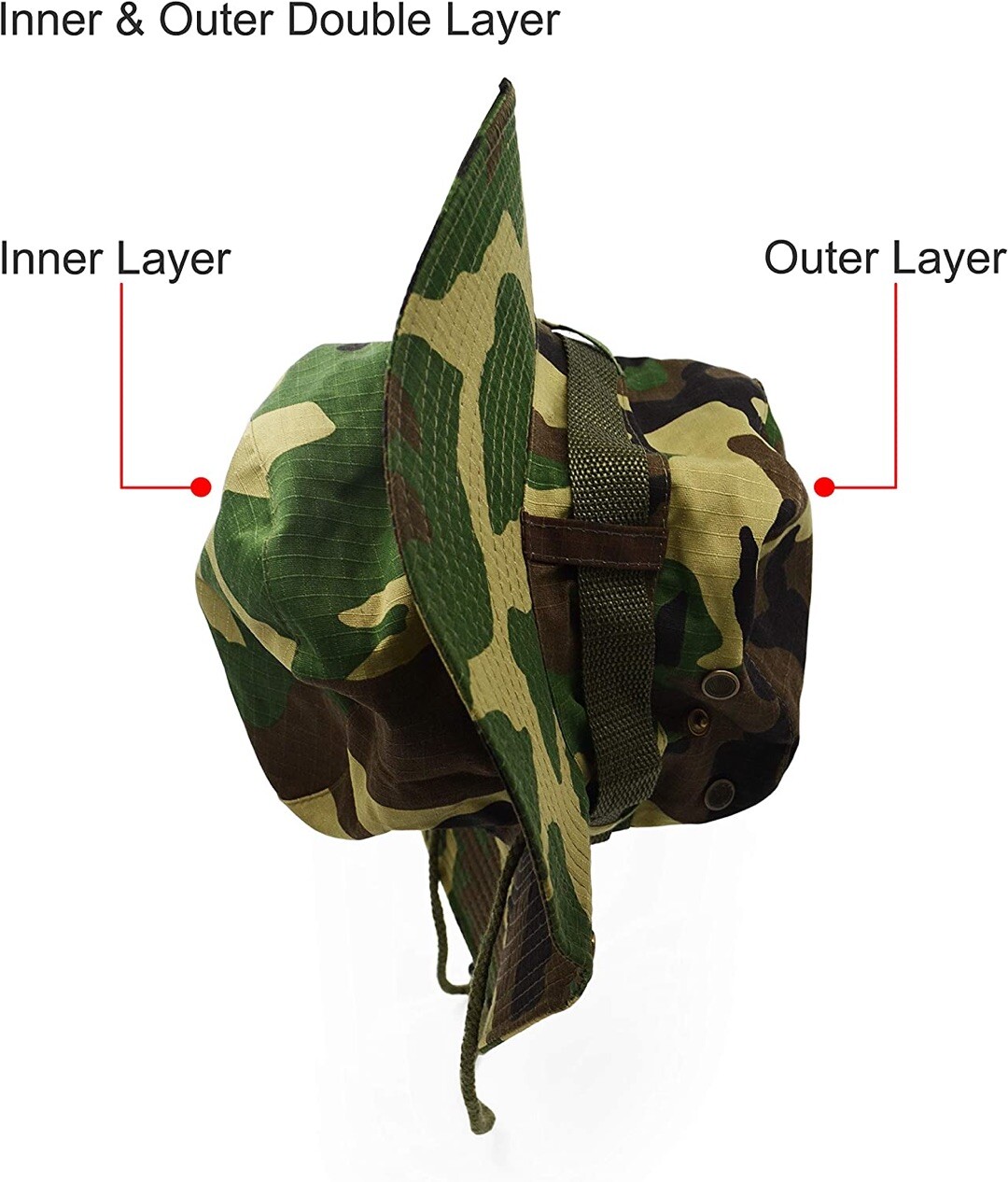 Unisex 100% Cotton Bucket Hat Fishing Camping Safari Boonie Sun Brim Summer Cap