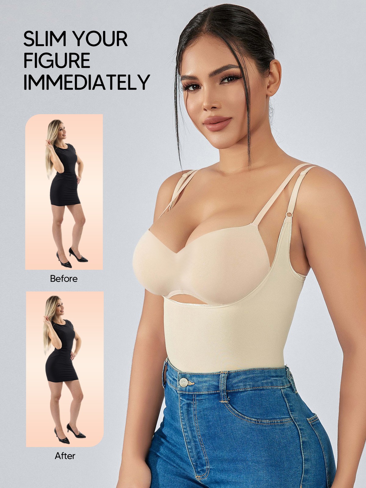 Fajas Colombianas Body Shaper Reductoras Levanta Cola Post Surgery Shapewear US