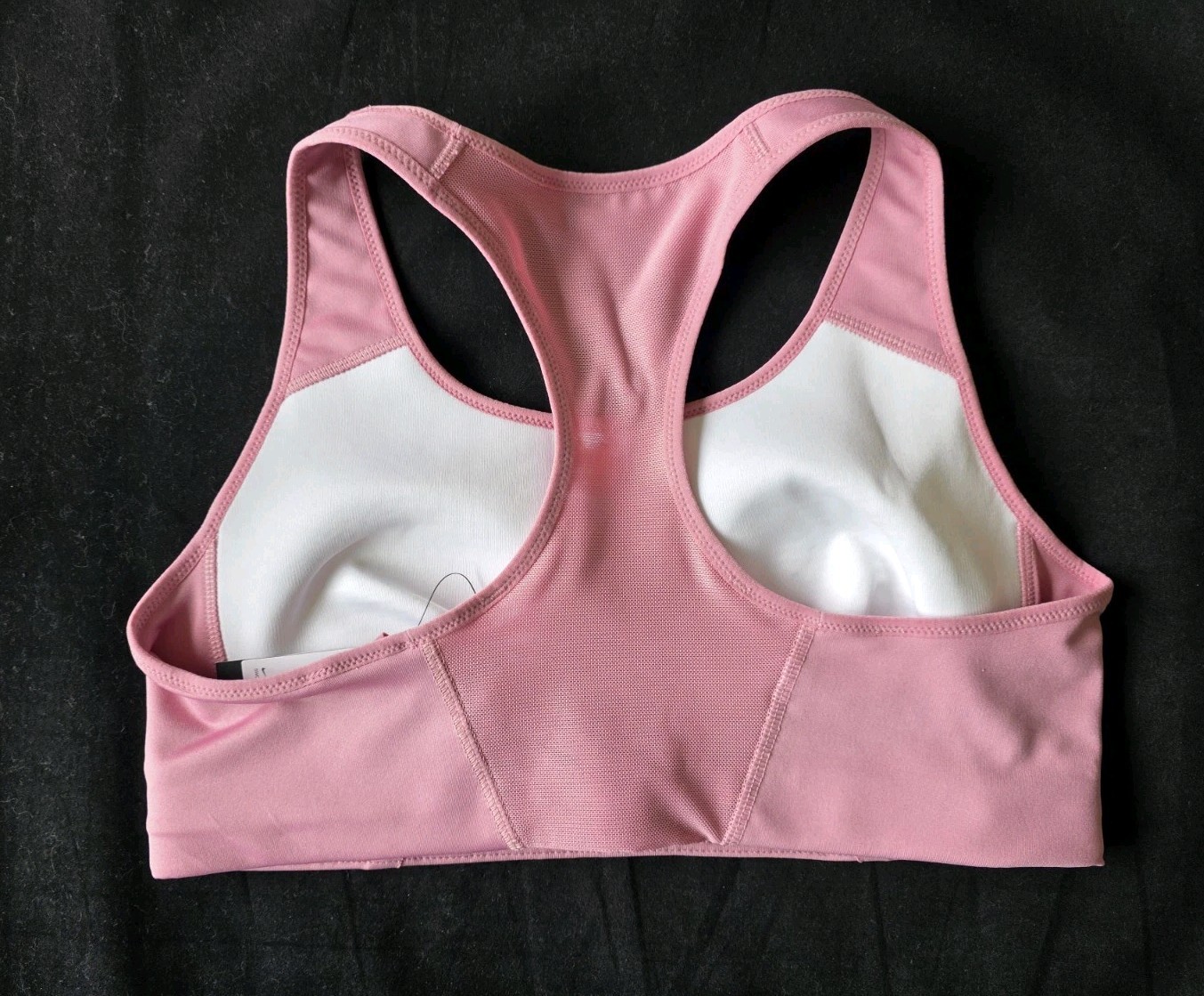NIKE VICTORY SHAPE WOMEN HIGH SUPPORT SPORT TRAINING BRA PINK/WHITE # 548545-NWT
