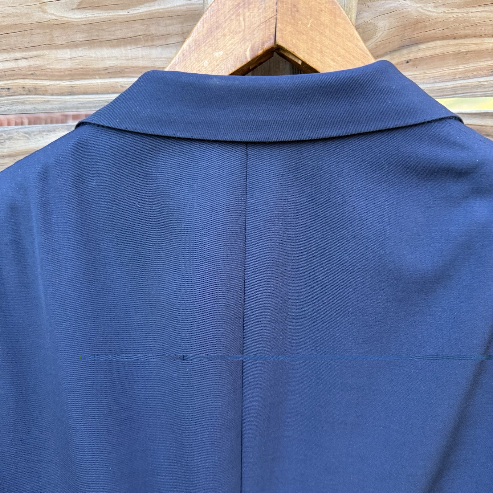 Brioni Blue Blazer Mens 38 or 40 Jacket Navy NOMENTANO Logo Buttons