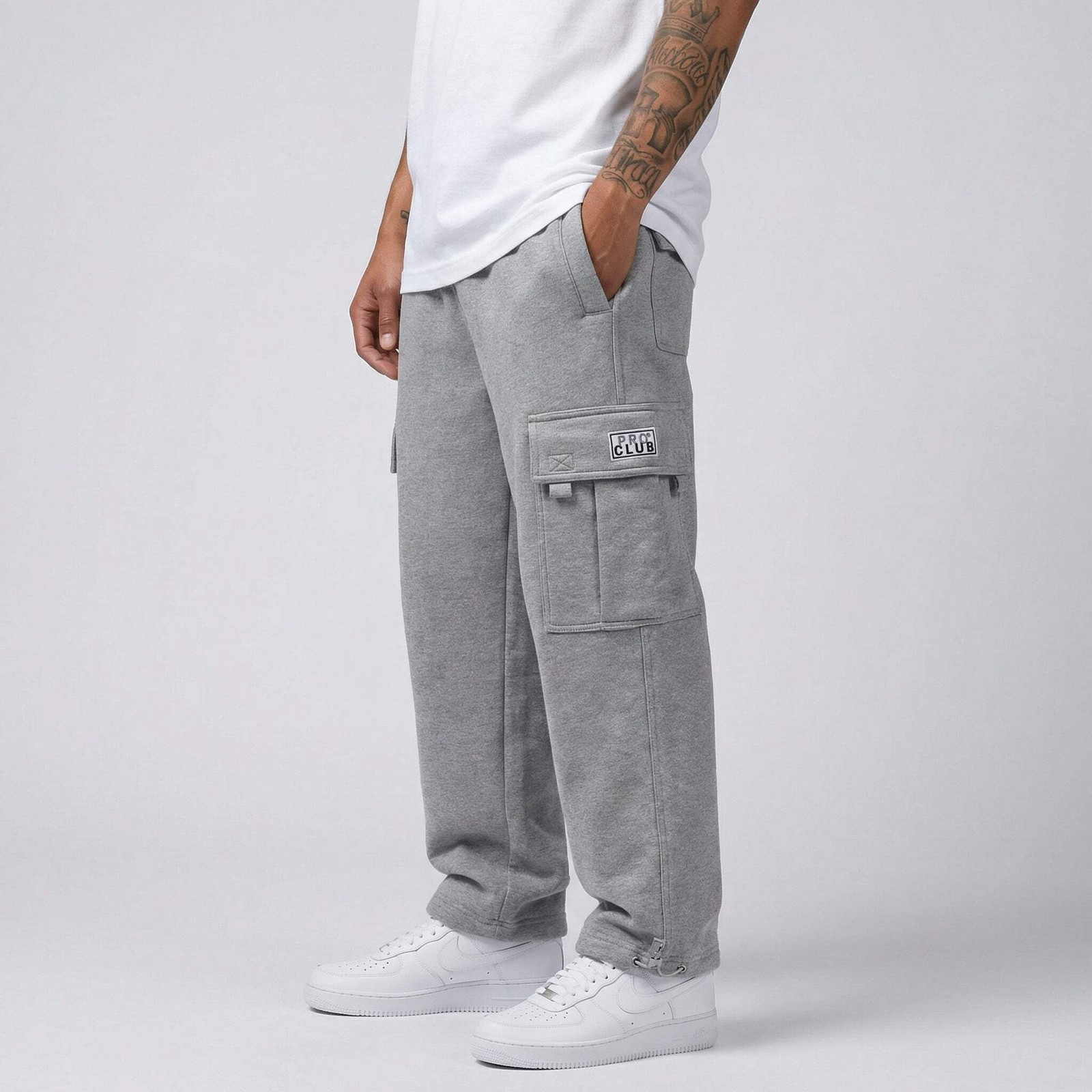 Pro Club Men’s Heavyweight Fleece Cargo Pants