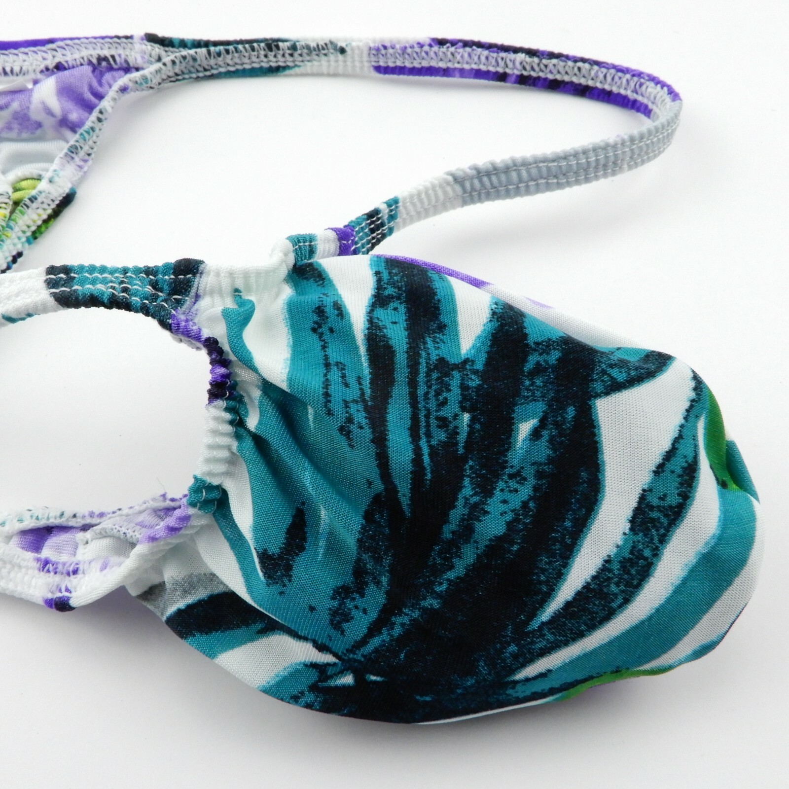 K403 P Mens String Thong Grape Smugglers Contoured Pouch NEW Prints underwear