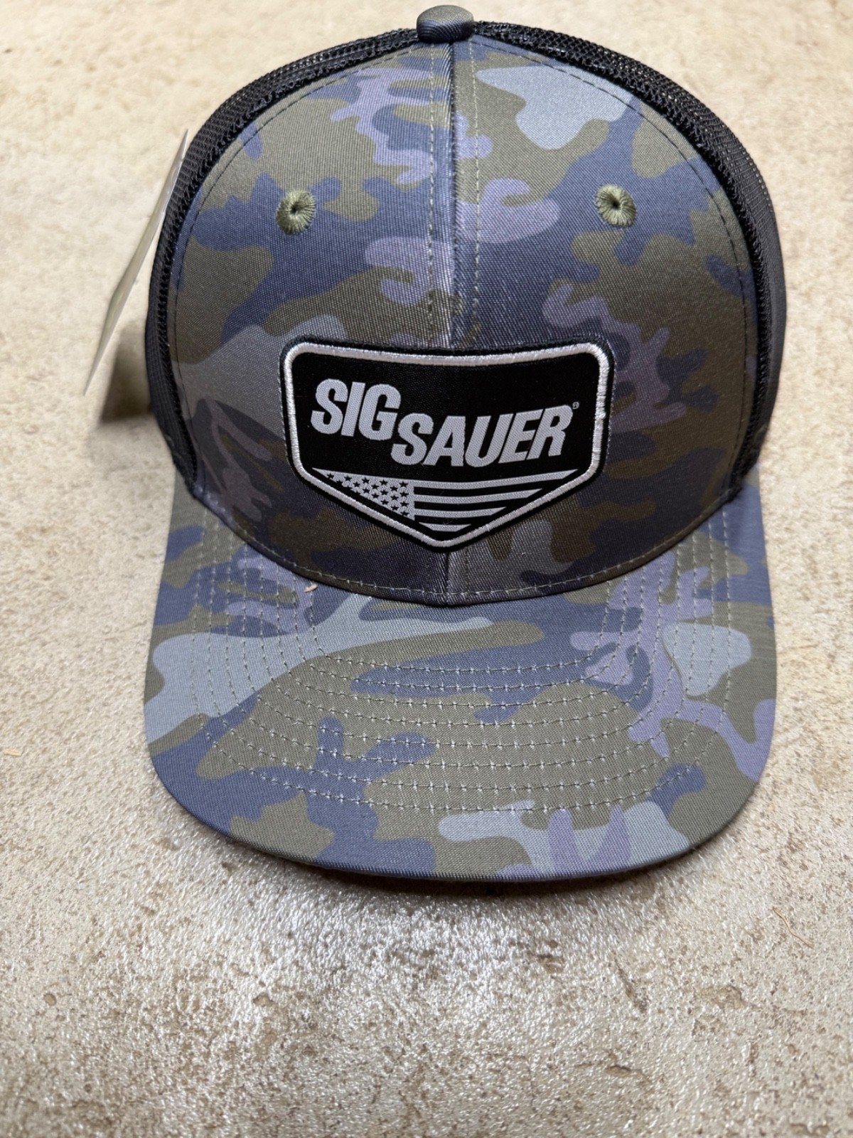 SIG SAUER Camo Hat Adjustable Cap Mesh Back – New With Tags M17 365 MCX P320 MPX