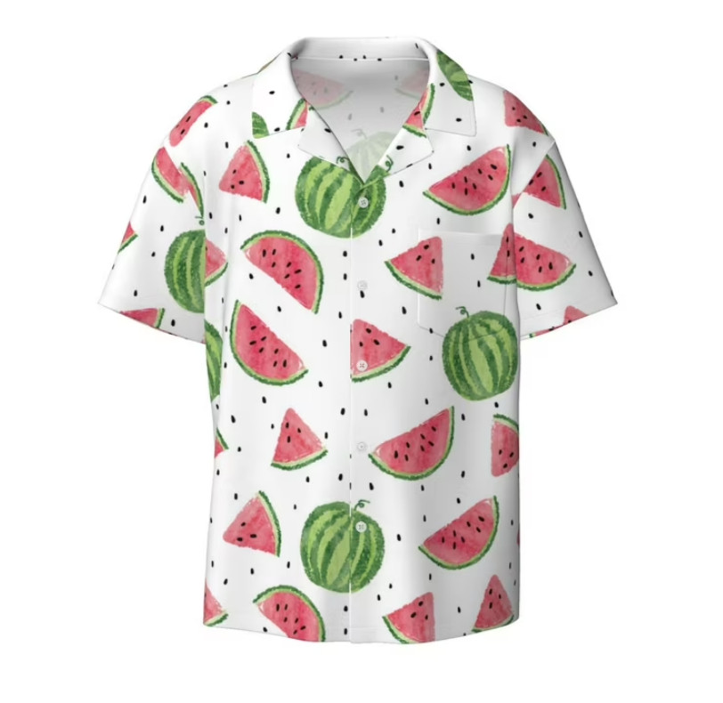 Classic Watermelon 3D Hawaii Unisex full size Cotton