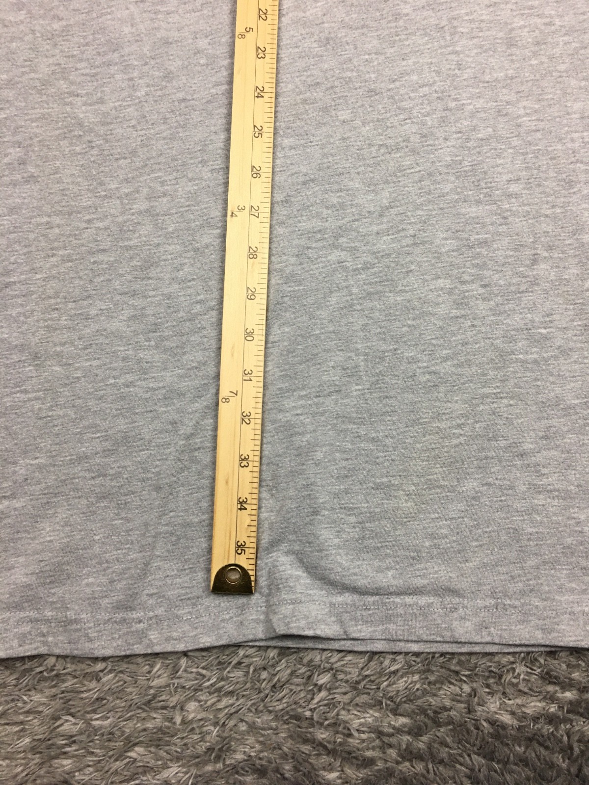 King Size Shirt Mens Size 7XL Big Gray Long Sleeve Cotton