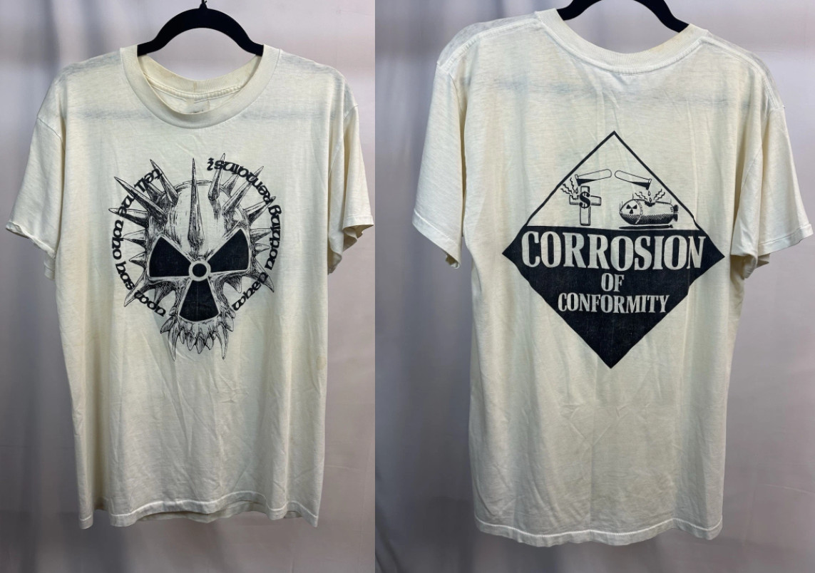 vintage corrosion of conformity shirt Mid 80s Who Won Nothing Remains S-5XL