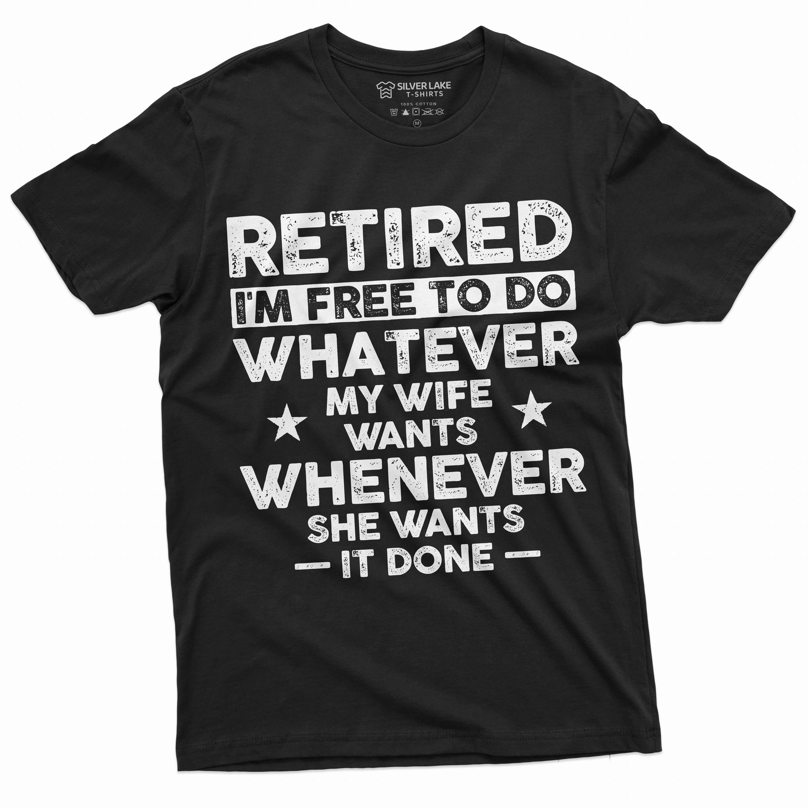 Men’s funny retirement T-shirt Gift for husband retired hubby funny gift