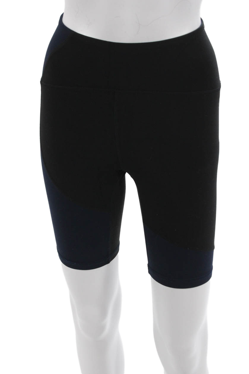 Lululemon Women Biker Shorts Black 81% Nylon 19% Lycra Size 2