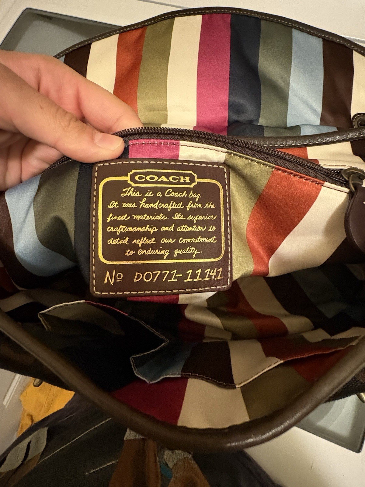 Coach VINTAGE 65th Anniversary Legacy Leigh Bag