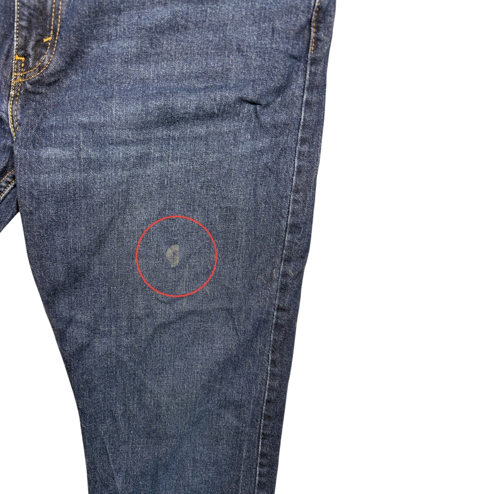Levi’s 502 Blue Tapered Leg Regular Fit Zip Fly Men’s Jeans Size 38W 28L
